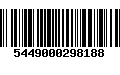 Código de Barras 5449000298188