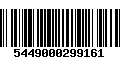 Código de Barras 5449000299161