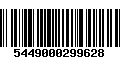 Código de Barras 5449000299628