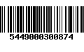 Código de Barras 5449000300874