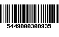 Código de Barras 5449000300935