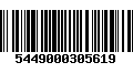 Código de Barras 5449000305619