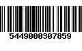 Código de Barras 5449000307859