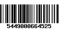 Código de Barras 5449000664525