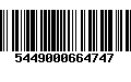 Código de Barras 5449000664747