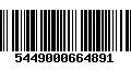 Código de Barras 5449000664891