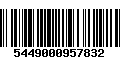 Código de Barras 5449000957832