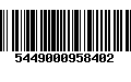 Código de Barras 5449000958402