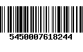 Código de Barras 5450007618244