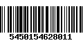 Código de Barras 5450154628011