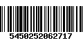 Código de Barras 5450252062717