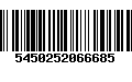 Código de Barras 5450252066685