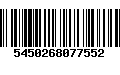 Código de Barras 5450268077552