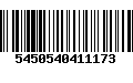 Código de Barras 5450540411173