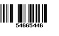 Código de Barras 54665446