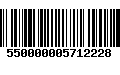 Código de Barras 550000005712228