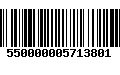 Código de Barras 550000005713801