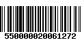 Código de Barras 550000020061272