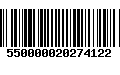 Código de Barras 550000020274122