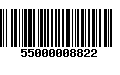 Código de Barras 55000008822