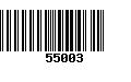 Código de Barras 55003