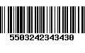 Código de Barras 5503242343430