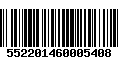 Código de Barras 552201460005408