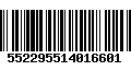 Código de Barras 552295514016601