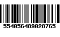 Código de Barras 554056489028765