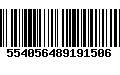 Código de Barras 554056489191506