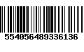 Código de Barras 554056489336136