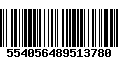 Código de Barras 554056489513780