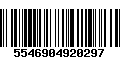 Código de Barras 5546904920297