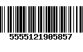 Código de Barras 5555121905857