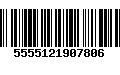 Código de Barras 5555121907806