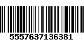 Código de Barras 5557637136381