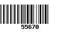 Código de Barras 55670