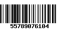 Código de Barras 55789076104