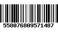 Código de Barras 558076809571487