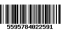 Código de Barras 5595784022591