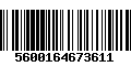 Código de Barras 5600164673611