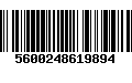 Código de Barras 5600248619894