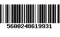 Código de Barras 5600248619931