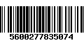 Código de Barras 5600277835074