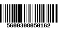 Código de Barras 5600308050162