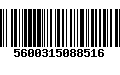 Código de Barras 5600315088516