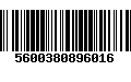 Código de Barras 5600380896016