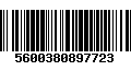 Código de Barras 5600380897723