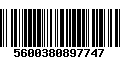 Código de Barras 5600380897747