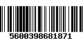 Código de Barras 5600398681871